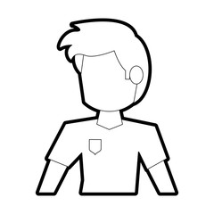 man avatar vector illustration