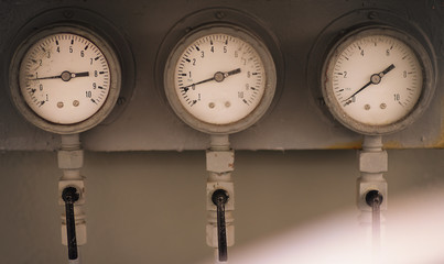 Old Industrial Thermometer.