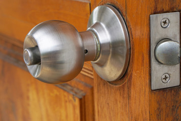 Metal Brass Door Knob Open House