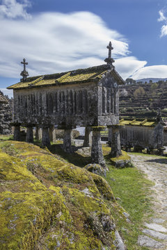 Old Granaries at Lindoso - Portugal