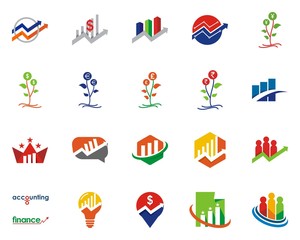 Logo Finance Set