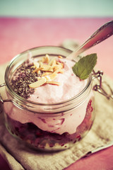 Joghurt Bowl im Glas 2 Vintage