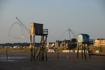 Pêcheries à Tharon Plage