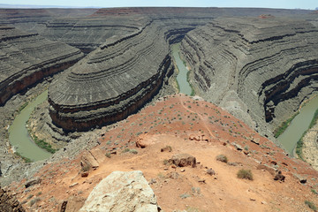 San Juan River in Goosenecks State Park. Utah. USA