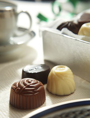 chocolates on table