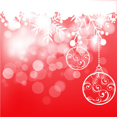 Christmas Light Abstract Background