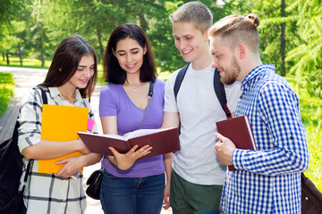 Group of student outdoor