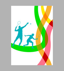 Badminton - 96 - Poster