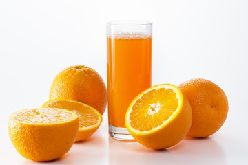 Glass of orange juice
