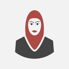 Muslim woman icon