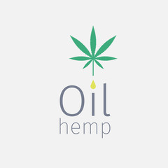 Hemp oil logo