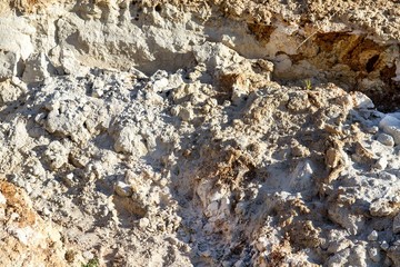 Wall background of clay