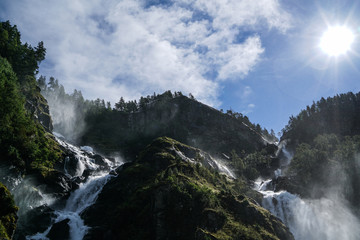 The L&aring;tefossen Waterfall