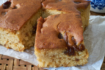 longan cake (Thai dessert)