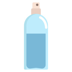 Hair spray aerosol icon, vector illustration flat style design isolated on white. Colorful graphics