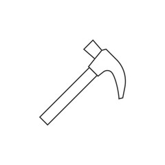 Hammer outline icon