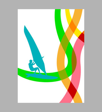 Windsurfen - 35 - Poster