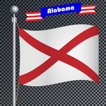 National flag of Alabama