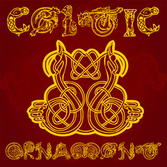 Celtic decorative  ornament