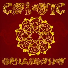 Celtic decorative  ornament