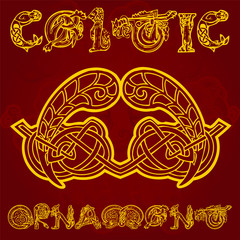 Celtic decorative  ornament