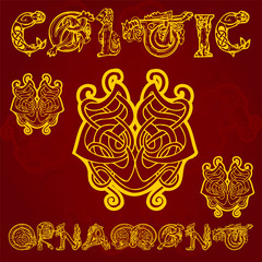 Celtic decorative  ornament