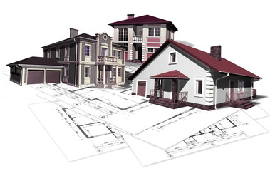 project layout drawing of the house