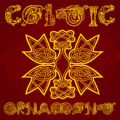 Celtic decorative  ornament