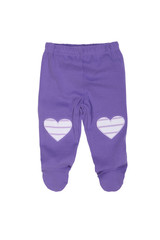 Baby pants. Isolated on white, close up.