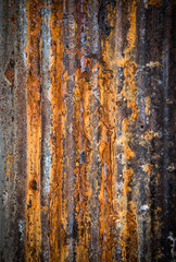 Naklejka premium rusty metal corrugated texture