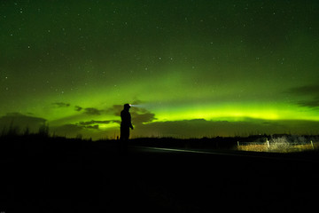Fototapeta na wymiar aurora borealis