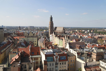 Wrocław - panorama starego miasta