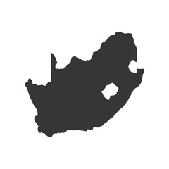 South Africa map outline