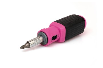 Hand tools for repair and installation: screwdriver with interchangeable tips