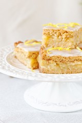 Apple cake with hint of lemon