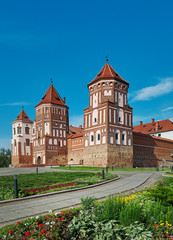 Fototapeta na wymiar Mir Castle Complex. Belarus.