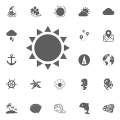 Sun Icon vector