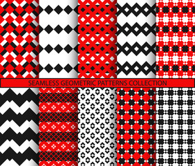 Seamless geometric patterns collection
