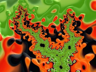 An abstract shape of Fractals
