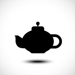 Teapot icon. Vector illustration