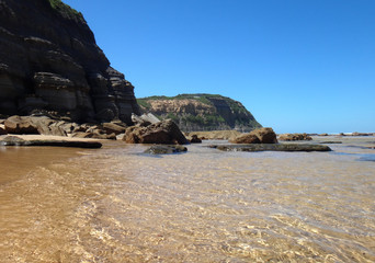 Waterfront scene of Newcastle, NSW Central Coast Australia.