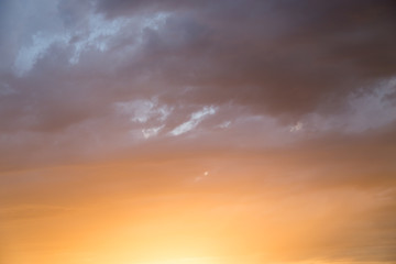 Clouds at sunset as background