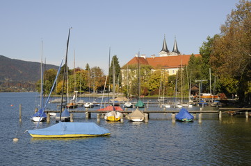 Boote am Tegernsee