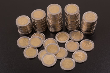 euro coins