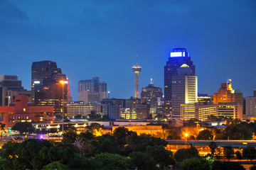 San Antonio, TX cityscape