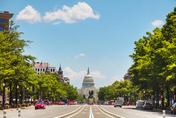 Obraz premium United States Capitol building in Washington, DC