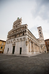 Fototapeta premium Church of San Michele. Lucca in Italy.