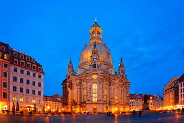Fototapeta na wymiar Frauenkirche Dresden, Deutschland