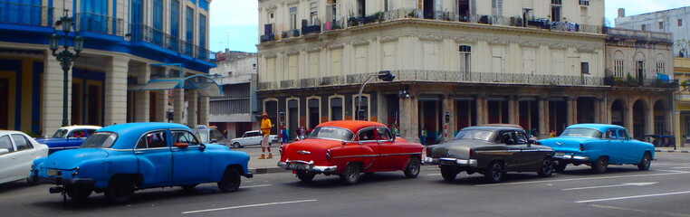 Voitures cubaines, La Havane, Cuba