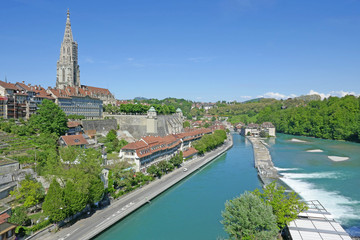 Fototapeta premium altstadt von bern, schweiz 